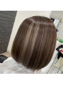 インナーカラーホワイトベージュ