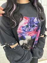 リルミー(Lilme)&nbsp;フェイクブラック×ラベンダーエクステ＊まゆ