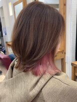 ラゴム 池袋(LAGOM) ピンクのイヤリングカラー[池袋/髪質改善]