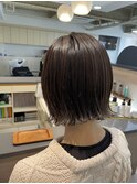 切りっぱなしボブ