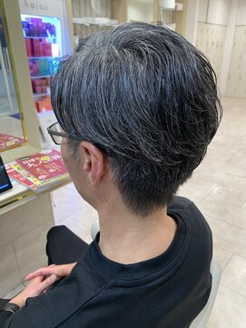 アッシュ 千歳烏山店(Ash) イケオジメンズカット 人生初パーマ カルマパーマ