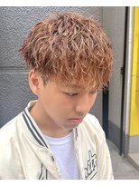 フリーク バーバーショップ 都島店(FREAK BARBER SHOP) 無造作ツイストスパイラルパーマツーブロックマッシュ