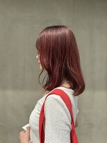 ユニコヘア(unico hair) ダブルカラー×レッド