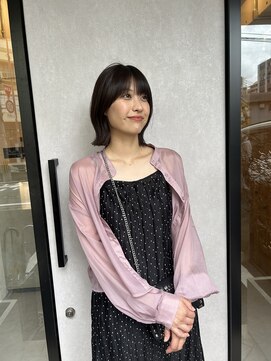 ベンジー 薬院大通店(benji) ぱつっとボブ