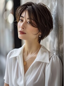 アルトリスト(Altruist Aging×HAIR&SPA) ☆イメチェンピンクベージュアンブレラカラー前髪クールショート