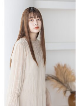 トティア 本通(Totia) 【Totia本通】透けバング×シースルーストレート