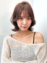 シー バイ ロンド 新宿(Sea by Lond)&nbsp;ミディアム×暗めカラー[デザインカラー/フェイスフレーミング]