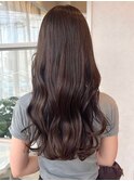 韓国風 前髪カット 艶髪 くびれ巻き サイドバング
