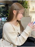 髪質改善＊ハイライトカラーストレート＊美髪【Zina札幌】