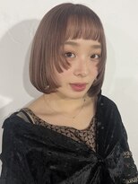 アンフィフォープルコ(AnFye for prco) 姫カットレイヤー×ピンクベージュ♪