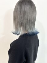 オー(OOO)&nbsp;シルバーグレー×ブルー×ロブ◯