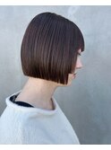 切りっぱなしボブ