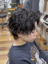 イエローコーン 金沢文庫店(YELLOW CORN) 波巻きパーマ/メンズウルフ/シャドウパーマ