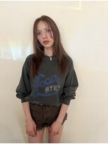 ホテリー(Hotely)&nbsp;レイヤーロング　ブリーチなしカラー