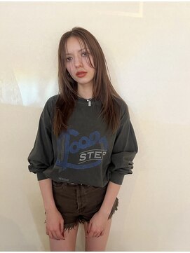 ホテリー(Hotely) レイヤーロング　ブリーチなしカラー