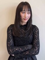 Idk レイヤーカット＋ダークグレージュ