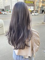 エイム(A-im)&nbsp;レイヤー×ラベンダーグレージュ　ブリーチあり