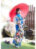 【成人式★まるっとお任セット】着付け（レンタル可）＋メイク＋撮影