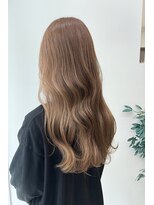 ヌードルバイコア(noodle by CoRe.gn)&nbsp;柔らかベージュの艶ウェーブ