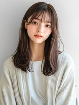 ヘアーアンドスパ フェリーチェ ミチ 野田屋町店(HAIR&SPA felice MICHI)&nbsp;【feliceMICHI平田雅美】シースルーバング 髪質改善 アッシュ