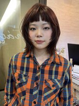 ソワンドゥブレスココ 京都店(soin de brace coco.) こっくり暖色カラー×レイヤーボブ