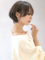 センスヘア(SENSE Hair)&nbsp;ショートボブ/小顔カット/耳掛けショート/グレージュカラー