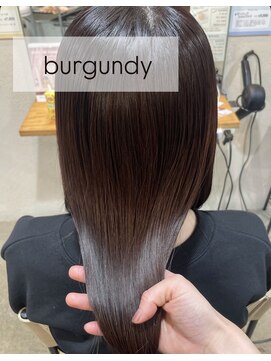【color＋treatment】バーガンディカラー× 超高濃度水素カラー