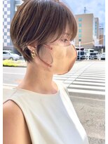 ジュベ 別府店(juve.)&nbsp;別府ショートボブ顔まわりレイヤーカット髪質改善カラー30代