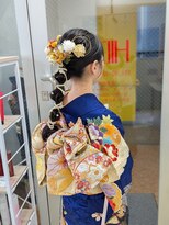 ヒデ美容室&nbsp;成人式～ポニテアレンジ