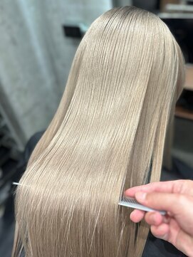 オルズ 渋谷(ALLZ) ブロンドケアブリーチハイトーンカラー髪質改善トリートメント