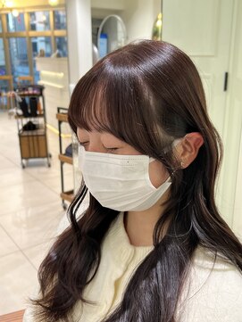 フォルテ 横浜店(FORTE) 盛れる顔まわりカット/髪質改善/ココアブラウン