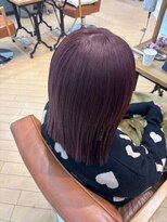 ユニ バイ マグ 長野店(Uni.by Mag)&nbsp;"ピンクカラー" 透明感ブリーチなしピンク