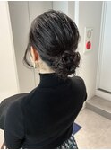 シニヨン/まとめ髪/暑さ対策/ヘアアレンジ/お呼ばれ/ヘアセット