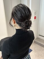 トリッカ シブヤ(TRICCA SHIBUYA) シニヨン/まとめ髪/暑さ対策/ヘアアレンジ/お呼ばれ/ヘアセット