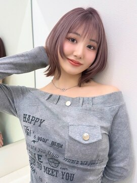 アイトーキョーエス 渋谷(AI TOKYO S) ピンクベージュ/前髪/渋谷/イメチェン/レイヤーカット