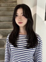 ヨーク(YOKE) 【YOKE】ダークグレージュレイヤーロング顔周りカット