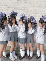 フーバイケンジ(fuu + KENJE)&nbsp;体育祭・イベントにおすすめの盛り髪アレンジ