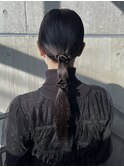 【c2】髪質改善ショートボブハイライト白髪ぼかしヘアセット