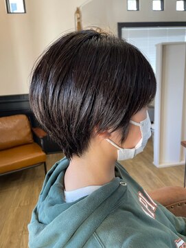 ラポール 蟹江(RAPPORT) 【小顔魅せ】丸みショートボブ◇ツヤ髪で髪質改善×朝ラク