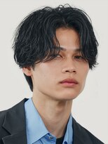 Men's salon fifth 博多【メンズサロン フィフス】【11月1日NEW OPEN(予定)】 博多波巻きパーマツイストスパイラルパーマセンターパートゆるめ