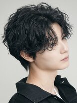 Men's salon fifth 博多【メンズサロン フィフス】【11月1日NEW OPEN(予定)】&nbsp;シャドウパーマセンターパートウルフェザーパーマ微分けヘア緩め