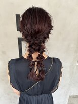 イフ ヘアーサロン(if... hair salon)&nbsp;編みおろしヘアアレンジ