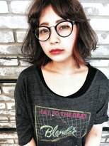 アンリ(Anli)&nbsp;ボブ　セミウェット　メガネ