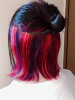 美容室 シャルドン ストライプインナーカラー