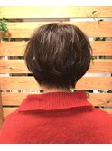 ショートにパーマ☆