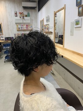マンタップヘアー(Man Tap Hair) ハンサムスパイラルショート