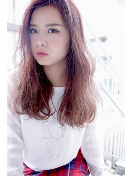 ダブル(DouBLe) ピンク×ロング