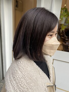 アンテシニヨン(Un the Shiniyon) 春らしく艶やかラベンダーアッシュ☆