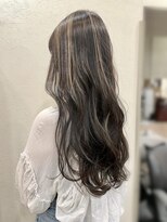 アール 北千住店(ar) 外国人風ハイライトカラー ベージュ系カラー