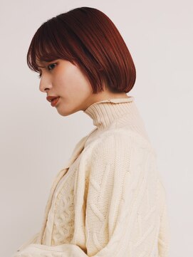 ピークアブー アヴェダ 池袋東武(PEEK-A-BOO AVEDA) アンニュイなちょこっと前上がりボブ